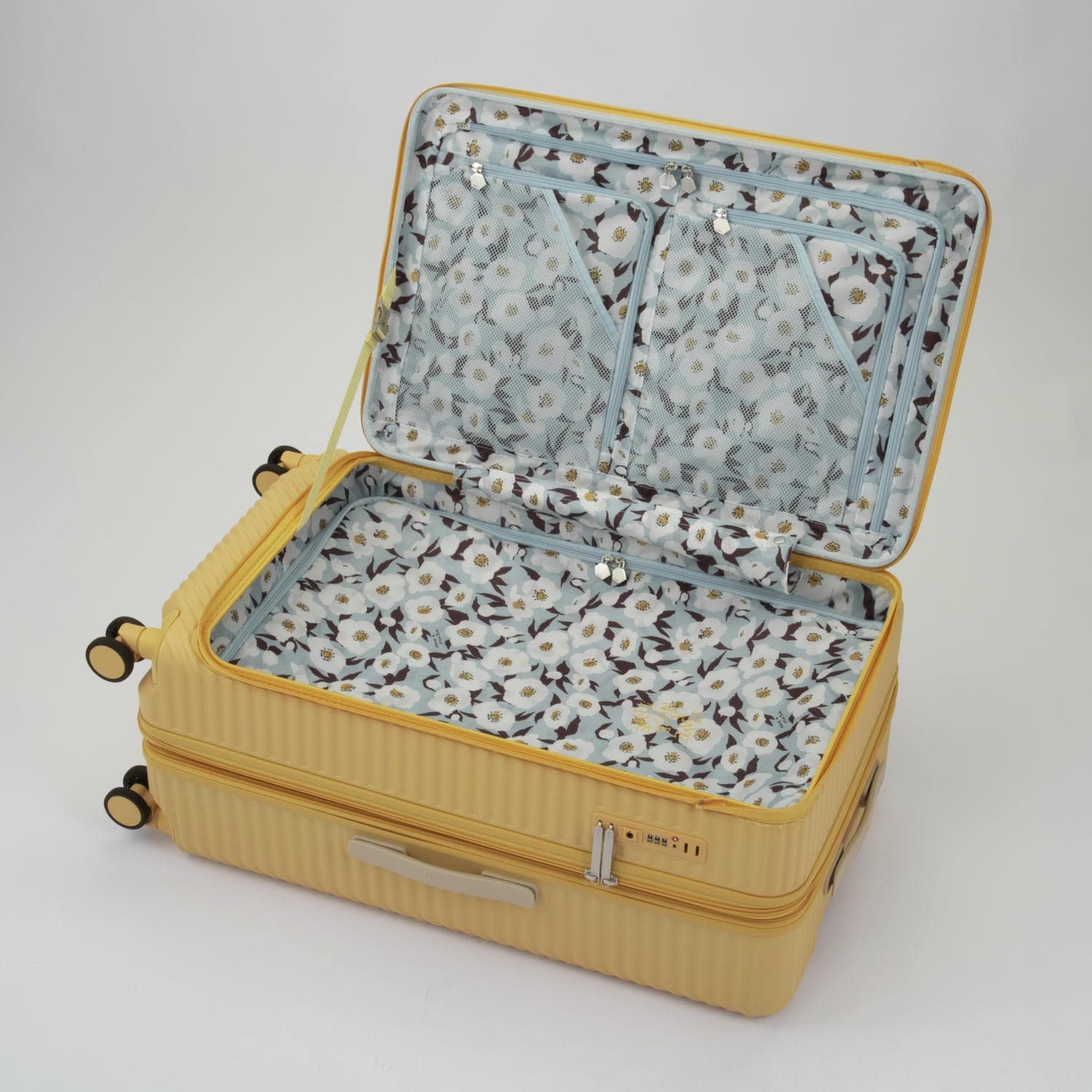 HaNT/ハント ココント スーツケース フロントオープン 88/102L 05517 13:キャンドル・イエロー 88/102リットル