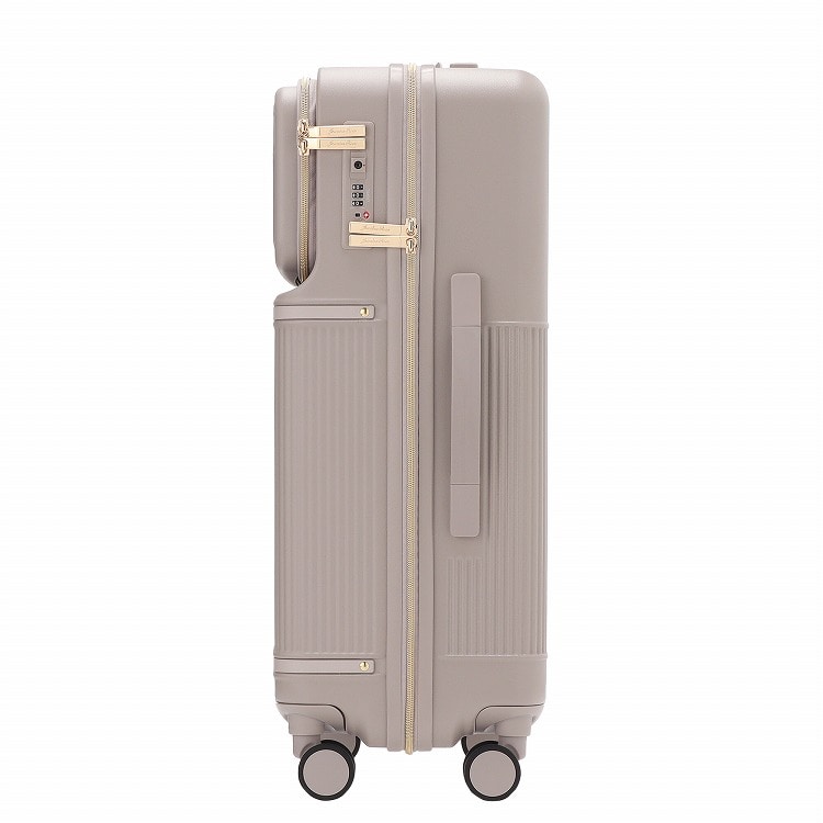 Jewelna Rose コゼット スーツケース 55L フロントポケット かわいい レディース 送料無料 05542 06:ホワイト 55L