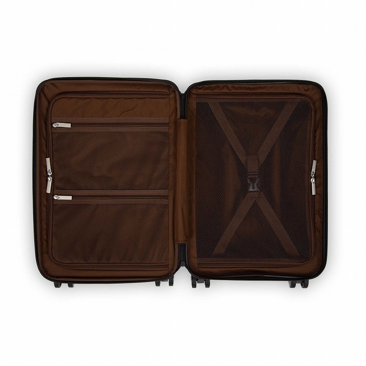 RIMINI/リミニ INJ417 スーツケース 機内持ち込み 双輪 32/37L エキスパンダブル 05821 01:ブラック 32/37L