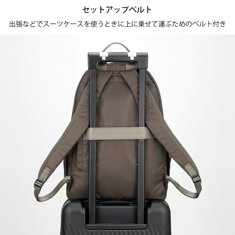 W&.Day/Night アウリンコ ラウンドリュック A4サイズ 14.0インチPC収納 15174 01:ブラック A4サイズ/14.0インチPC