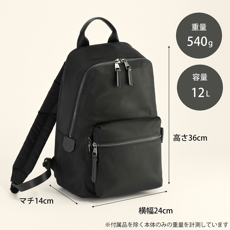 【セール価格】W&.Day/Night ハウン スリムリュック B5サイズ 15571 01:ブラック B5サイズ