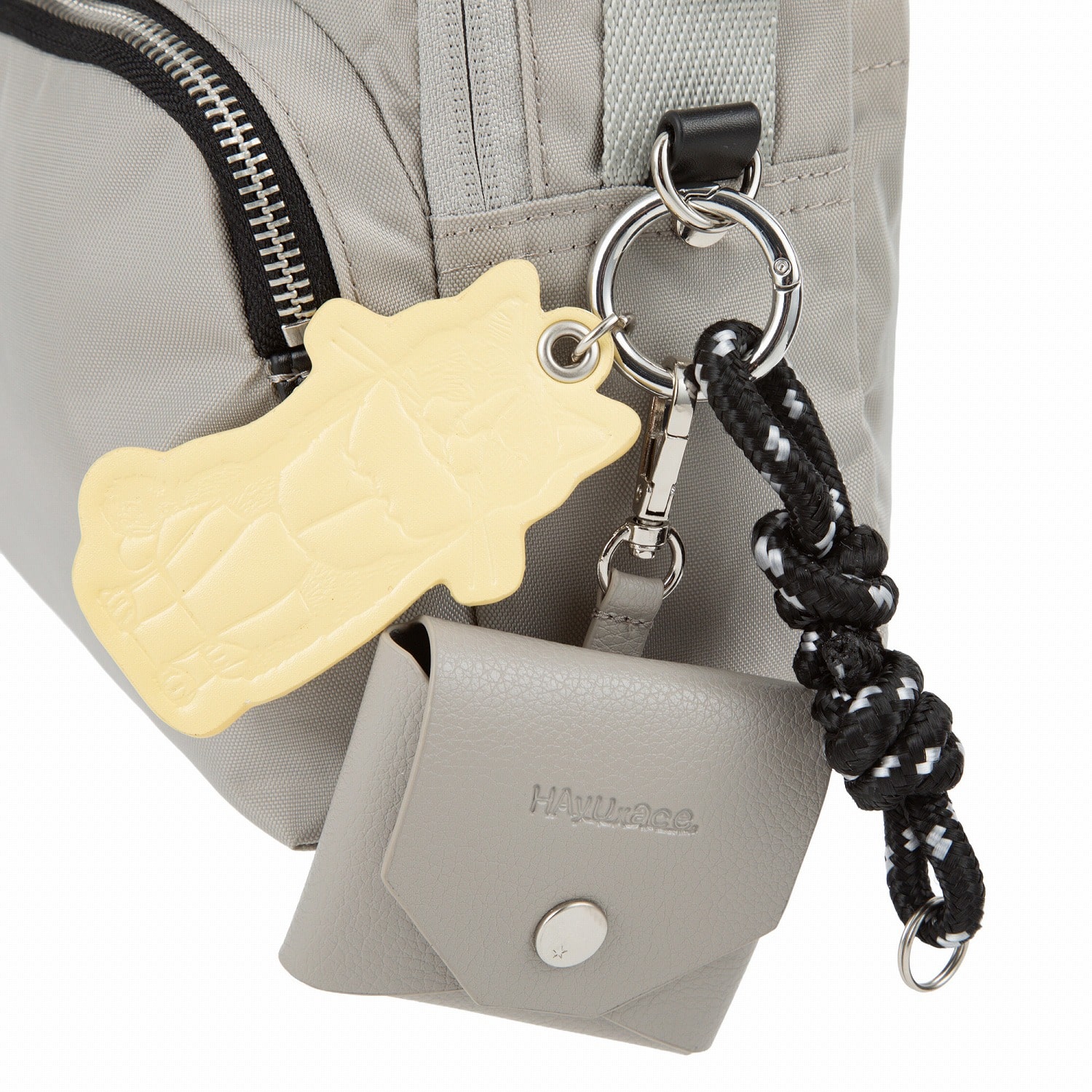 ace./エース HAyU フィカス ショルダーバッグ 横型 19102 09:チャコール ショルダーバッグ M