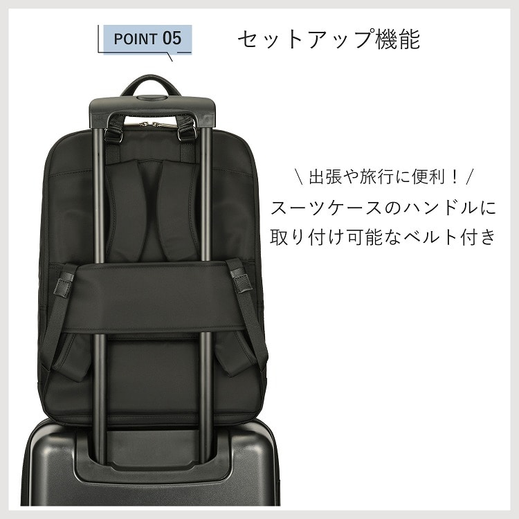 ace./エース ラプリム リュック レディースビジネス B4 15.6インチサイズ 送料無料 68802 01:ブラックBN リュック/15.6インチ対応