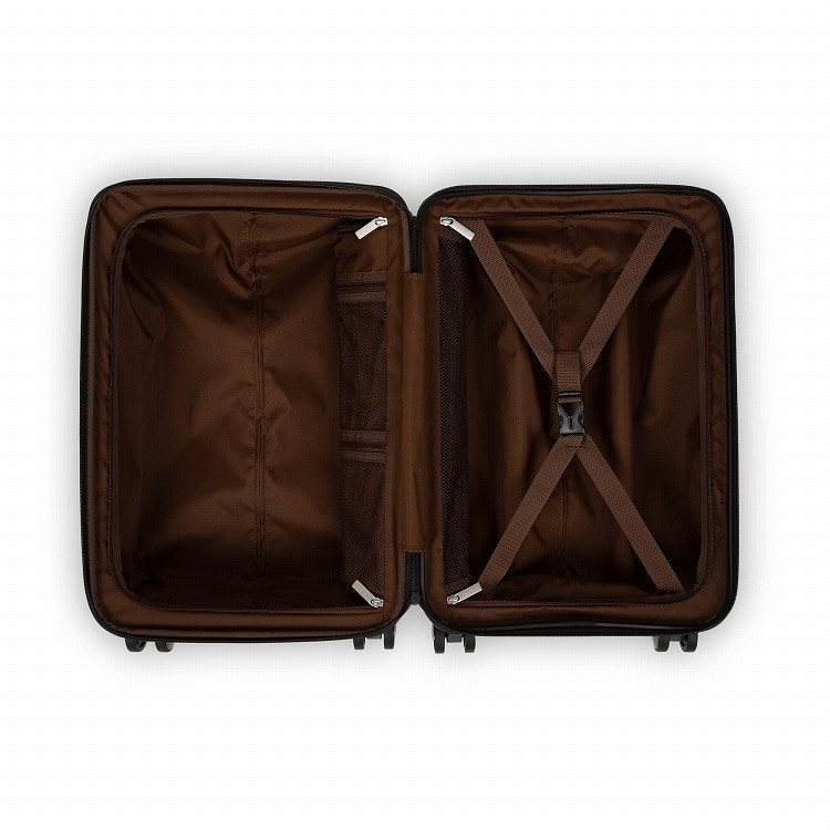 RIMINI/リミニ INJ417 スーツケース 機内持ち込み 双輪 32/37L エキスパンダブル 05821 01:ブラック 32/37L