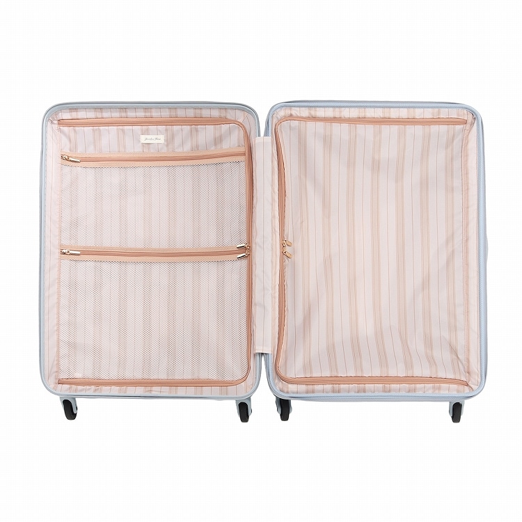 Jewelna Rose スーツケース フォギージュエル トローリー 85/100L Lサイズ 送料無料 05903 15:ブルーグレー Lサイズ
