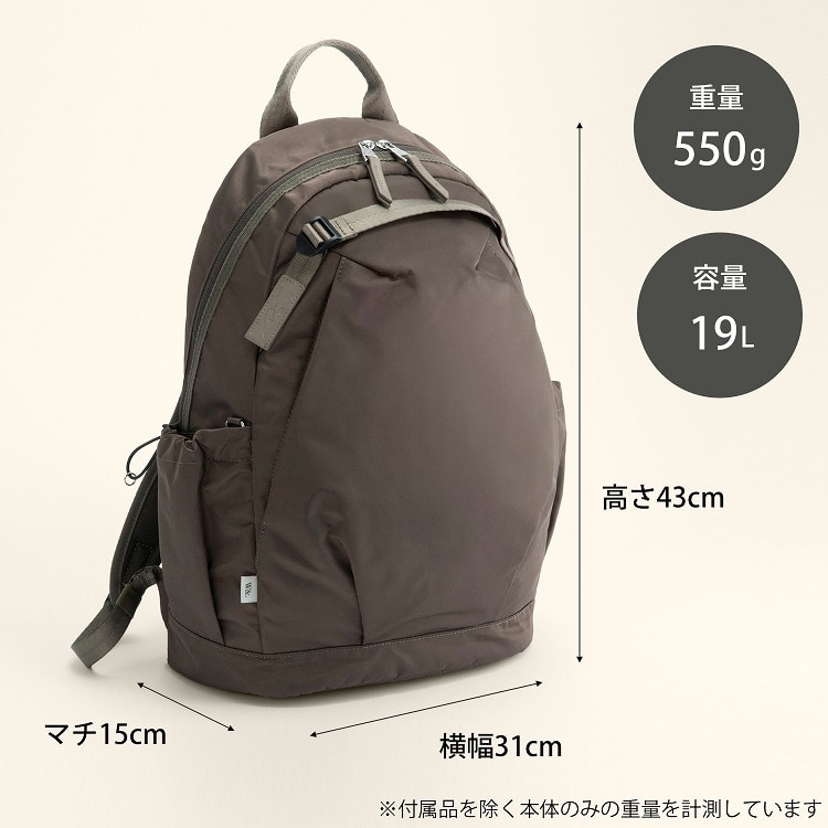 W&.Day/Night アウリンコ ラウンドリュック A4サイズ 14.0インチPC収納 15174 01:ブラック A4サイズ/14.0インチPC