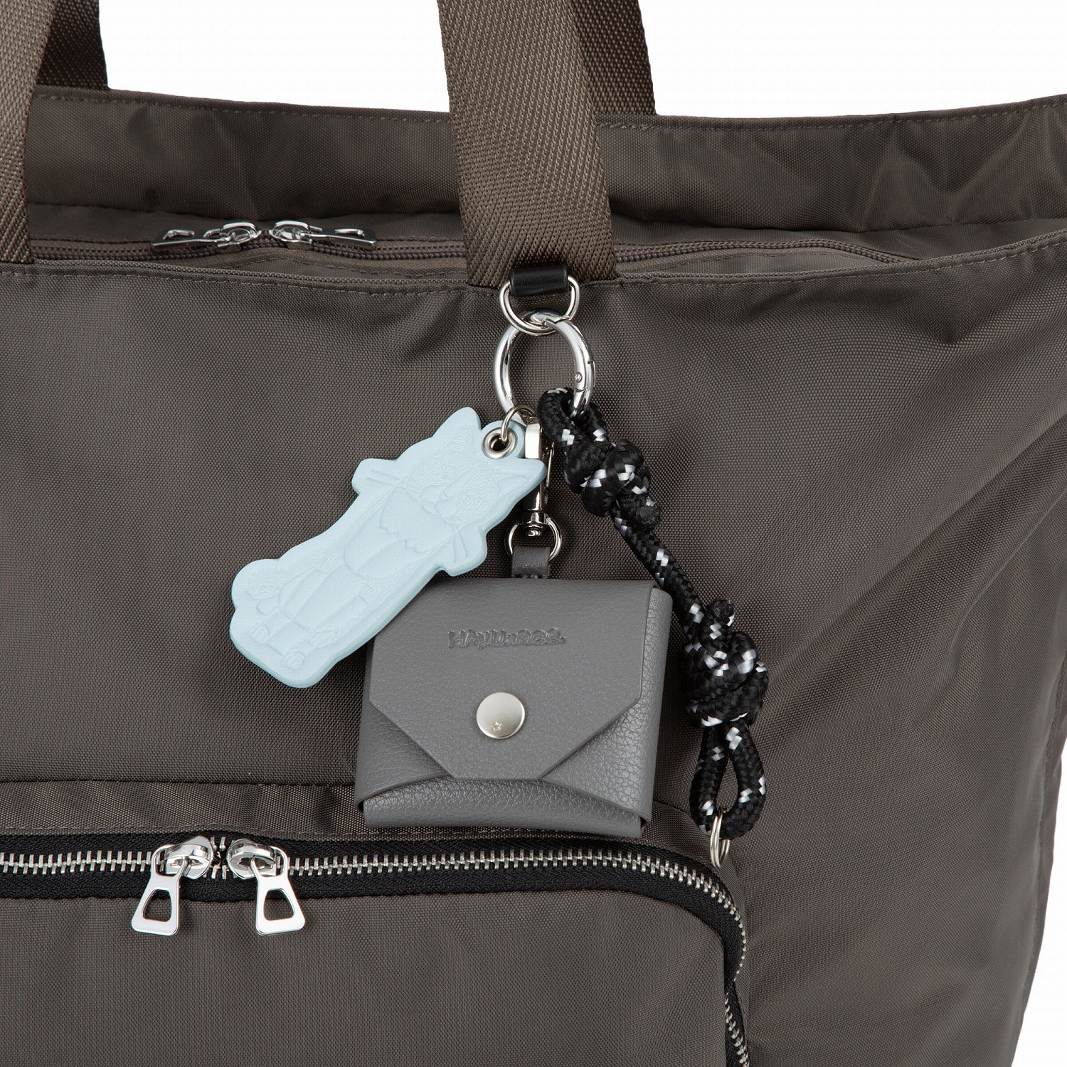 ace./エース HAyU フィカス ボストントートバッグ 19107 06:ライトグレー ボストントートバッグ