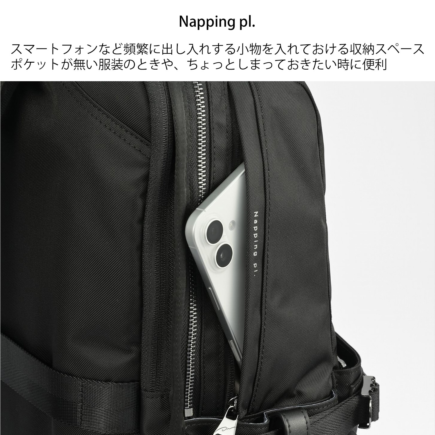 W&.Day/Night リッカ2 スクエアリュック B4サイズ 15.6インチPC収納 19153 11:スモーキーピンク B4/15.6インチPC収納