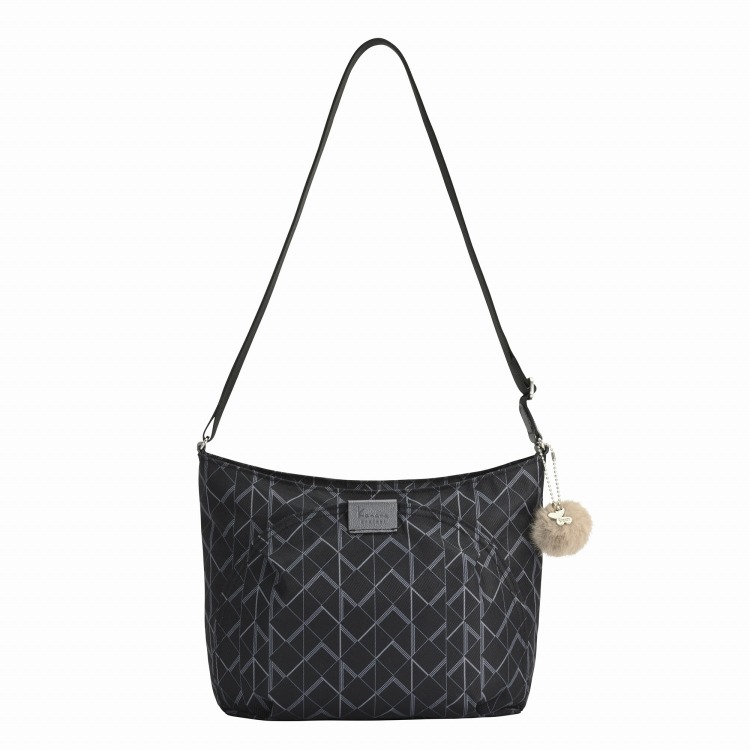 Kanana project/カナナプロジェクト KM-2 カナナモノグラムシェード ショルダーバッグ 6L 68712 01:ブラック ショルダーバッグ 6L