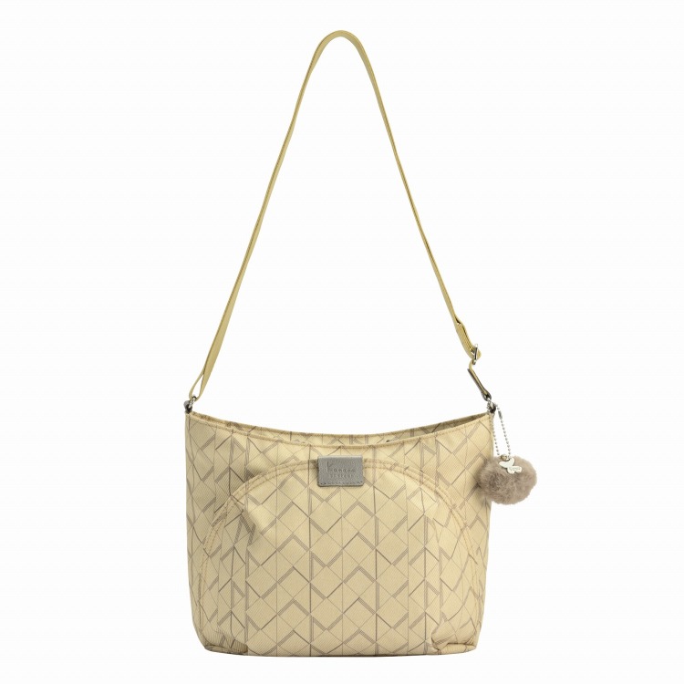 Kanana project/カナナプロジェクト KM-2 カナナモノグラムシェード ショルダーバッグ 6L 68712 13:カスタード ショルダーバッグ 6L