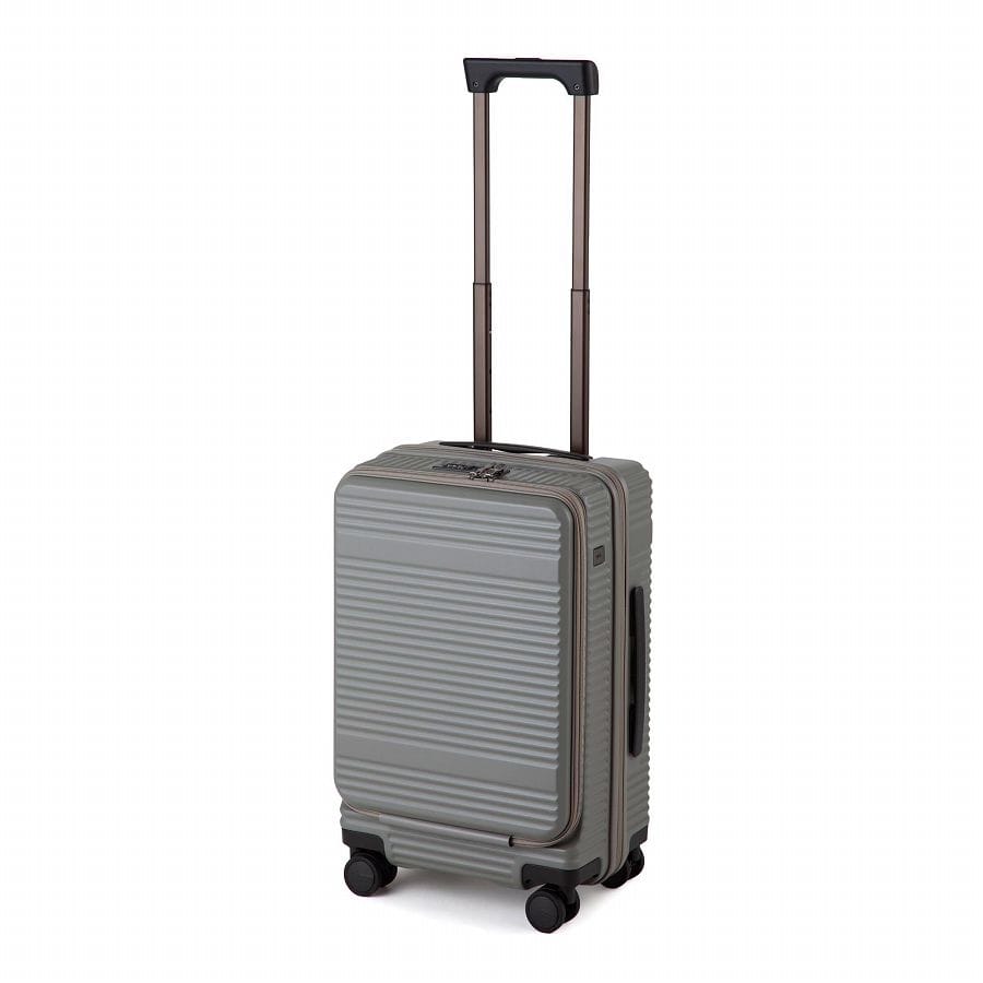 ace./エース サルートン 34/40リットル 機内持ち込み フロントオープンタイプ 拡張機能 送料無料 05361 09:グレージュ 34/40L