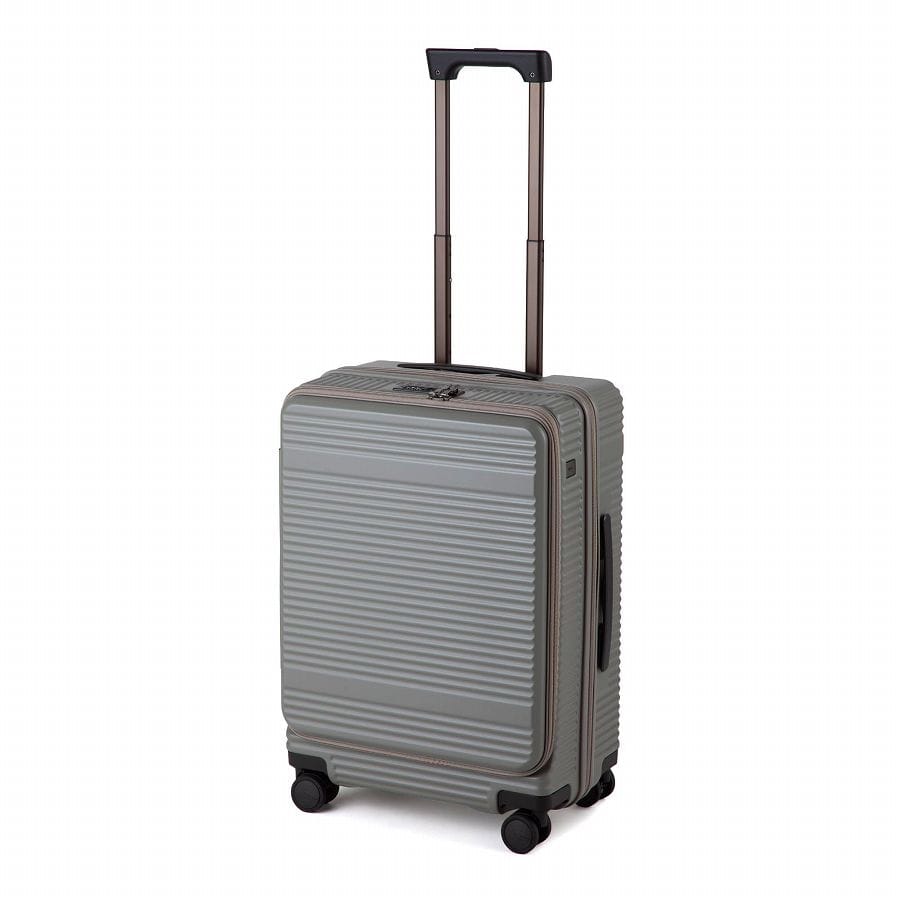 ace./エース サルートン 47/57リットル フロントオープンタイプ キャスターストッパー 拡張機能 送料無料 05362 09:グレージュ 47/57L