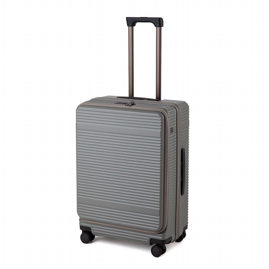 ace./エース サルートン 68/77リットル フロントオープンタイプ キャスターストッパー 拡張機能 送料無料 05363 09:グレージュ 68/77L