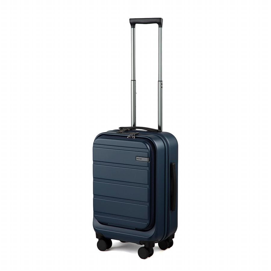 ACE フレットボード 29L スーツケース ストッパー機能 2~3泊 05431 03:ネイビー 29L