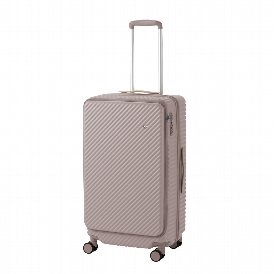 HaNT/ハント ココント スーツケース フロントオープン 65/78リットル 送料無料 05512 11:ソイル・ピンク 65/78リットル(トランクタイプ)