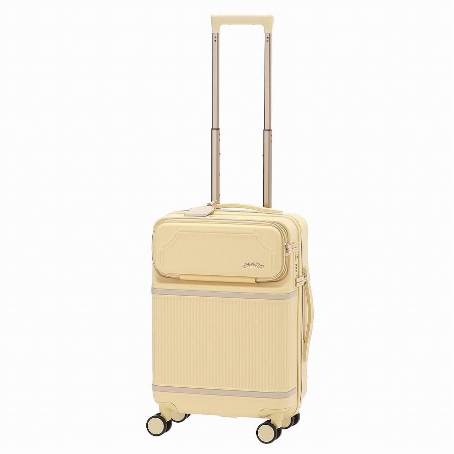 Jewelna Rose コゼット スーツケース 機内持ち込み 33L フロントポケット かわいい レディース 送料無料 05541 13:イエロー 機内持ち込みサイズ/33L