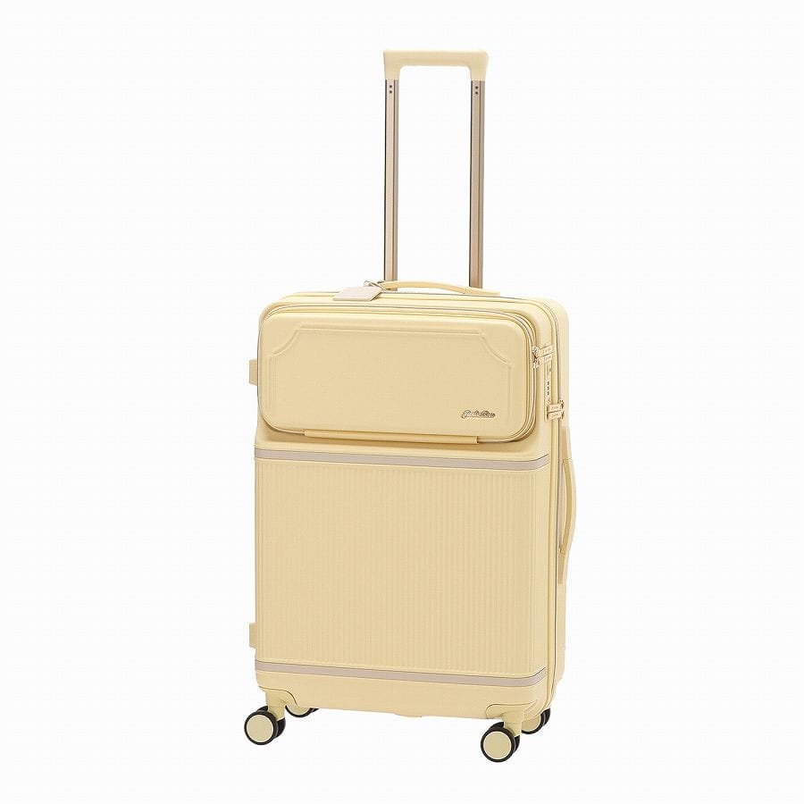 Jewelna Rose コゼット スーツケース 55L フロントポケット かわいい レディース 送料無料 05542 13:イエロー 55L