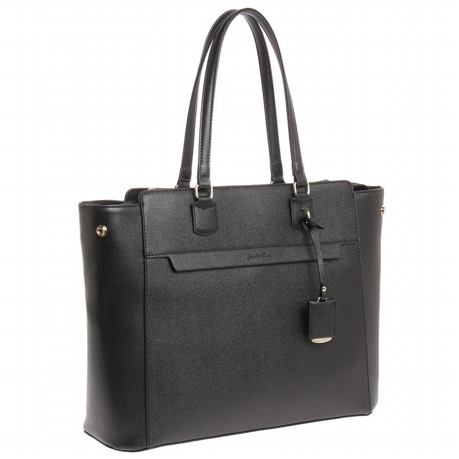 Jewelna Rose リモハピ トートバッグ B4サイズ 15.6インチPC収納 10771 01:ブラック B4サイズ・トートバッグ