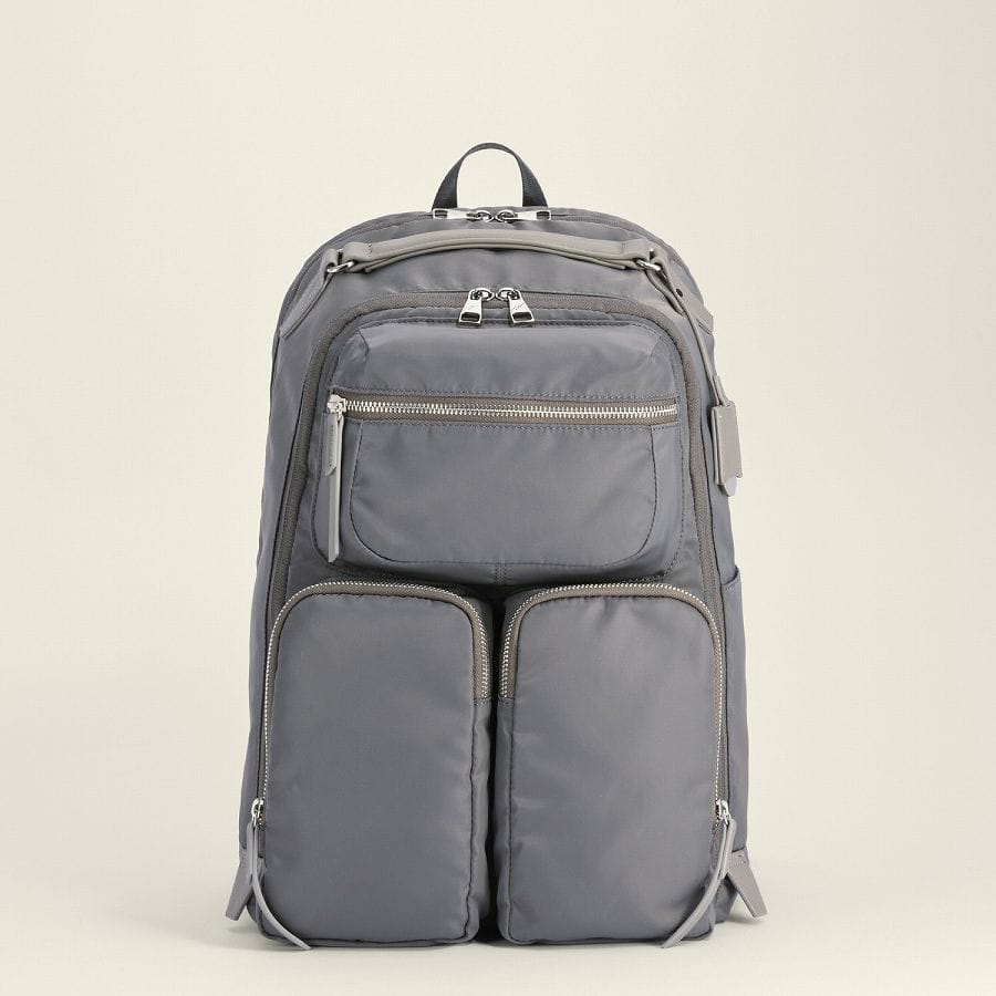 W&.Day/Night ミュッケ オーガナイズドリュック A4サイズ 14.0インチPC収納 大容量 送料無料 15576 09:ウォームグレー A4サイズ/14.0インチPC