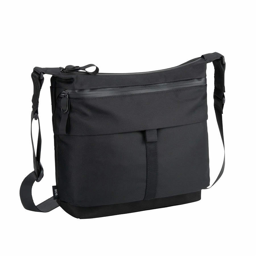 ace./エース ラグマスター2 ショルダーバッグ 耐水 B5ファイル 17766 01:ブラック B5ファイル/7L