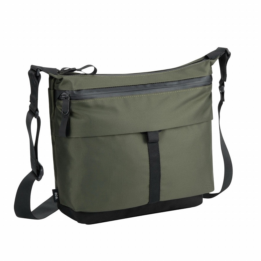 ace./エース ラグマスター2 ショルダーバッグ 耐水 B5ファイル 17766 04:カーキ B5ファイル/7L