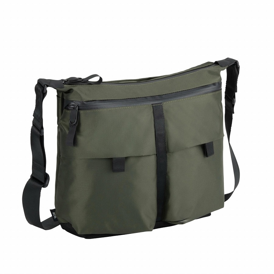 ace./エース ラグマスター2 ショルダーバッグ 耐水 A4ファイル 17767 04:カーキ A4ファイル/10L