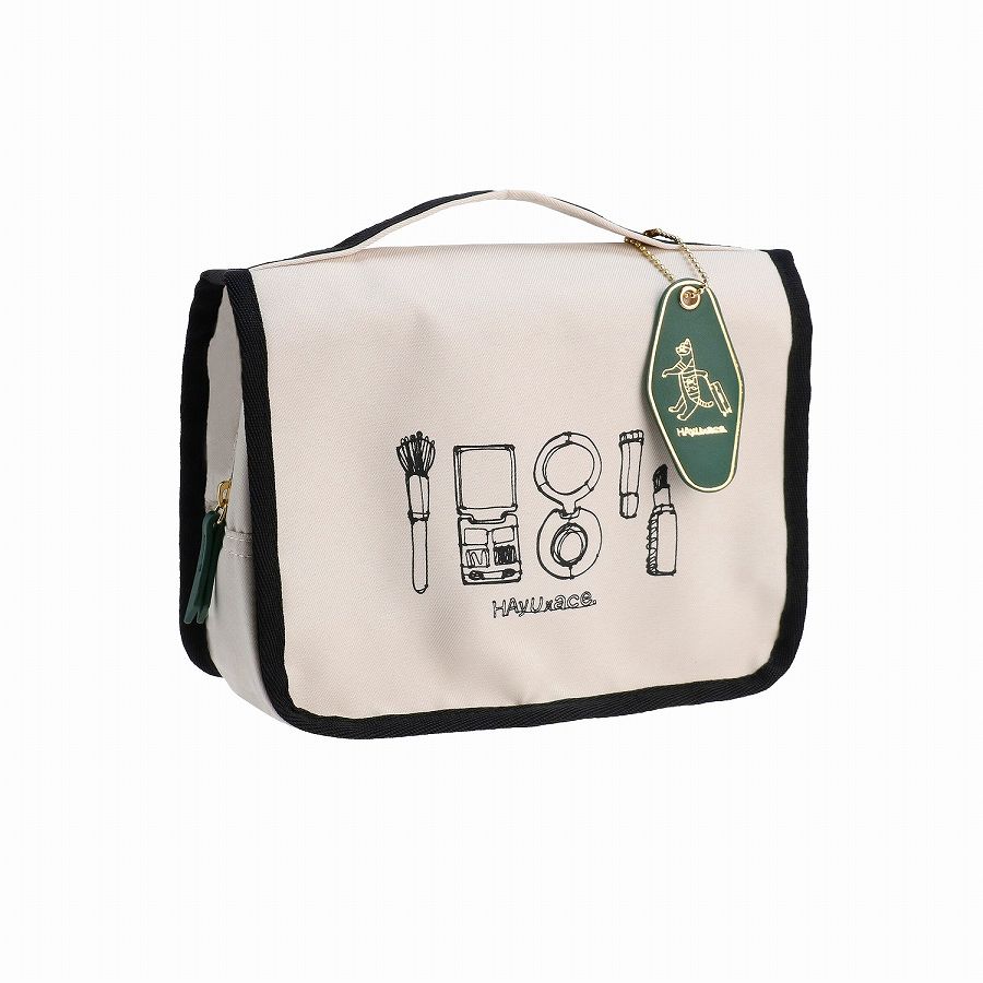 ace./エース HAyU トラベルアクセサリー コスメポーチ 17826 06:アイボリー コスメポーチ