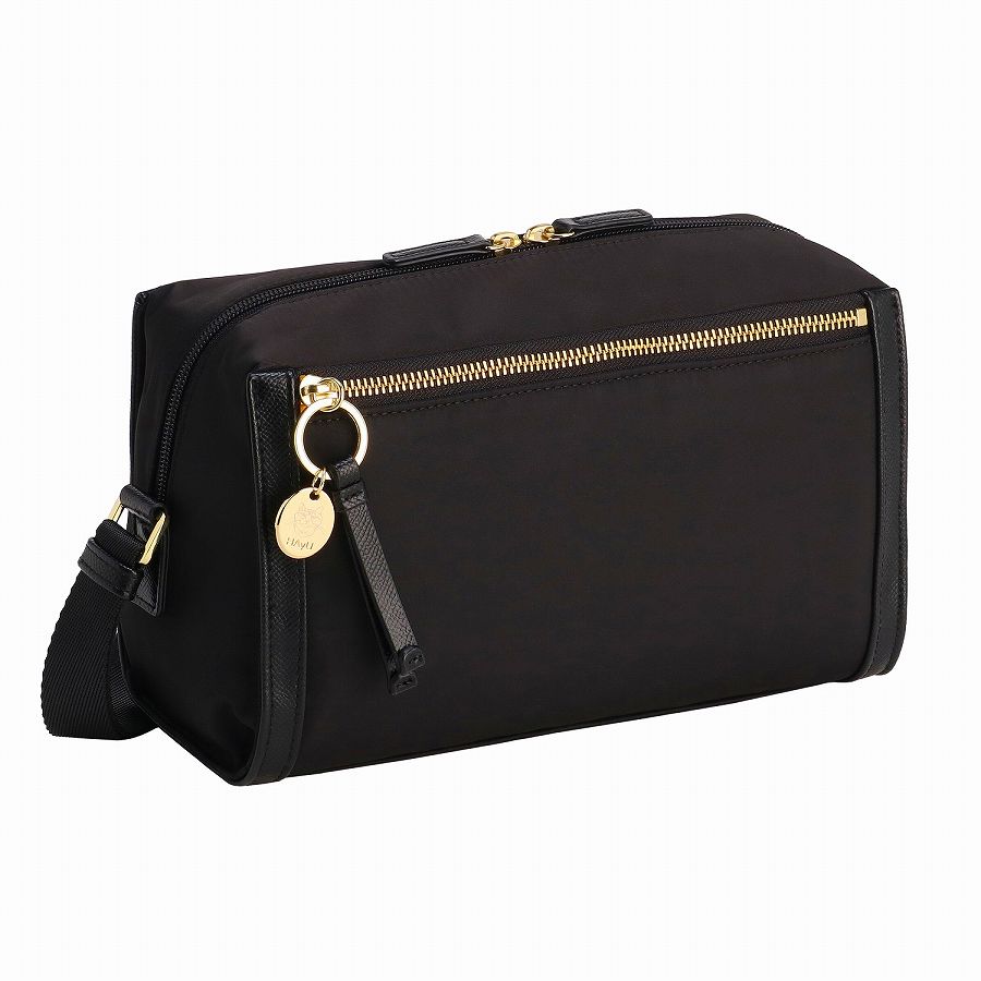 ace./エース HAyU ユッカ ショルダーバッグ 17832 01:ブラック ショルダー 横型