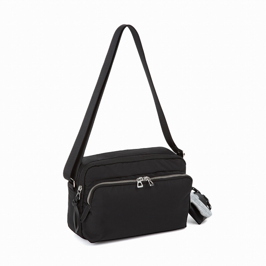 ace./エース HAyU フィカス ショルダーバッグ 横型 19102 01:ブラック ショルダーバッグ M