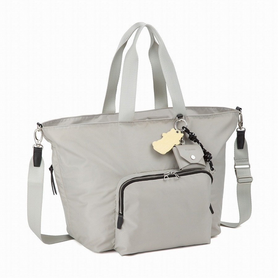 ace./エース HAyU フィカス ボストントートバッグ 19107 06:ライトグレー ボストントートバッグ