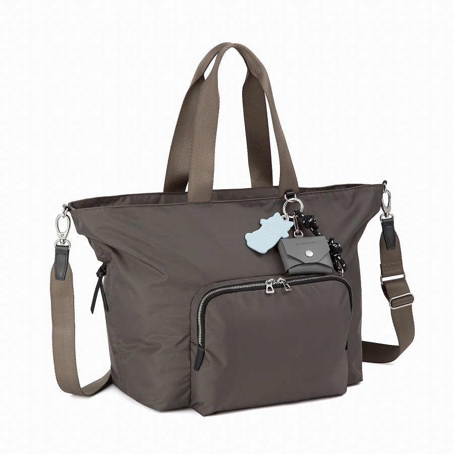 ace./エース HAyU フィカス ボストントートバッグ 19107 09:チャコール ボストントートバッグ