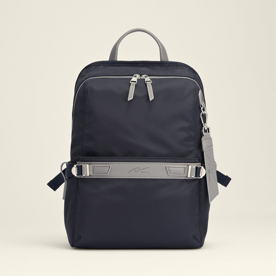 W&.Day/Night リッカノーツ スクエアリュック A4サイズ 13.3インチPC収納 19161 03:ネイビー A4/13.3インチPC収納