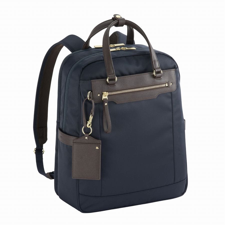 【セール価格】ace./エース ビエナ3 A4 14.0インチサイズ リュックサック 2気室 レディースビジネス 68705 03:ネイビー リュックサック/14.0インチPC収納