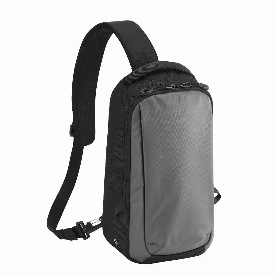 ace./エース ラグレンティスクロス ボディバッグ 撥水 68794 02:ダークグレー ボディバッグ 6L