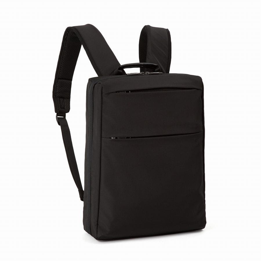 ACE アーレイF ビジネスリュック A4ファイル収納 14インチPC 68842 01:ブラック リュック