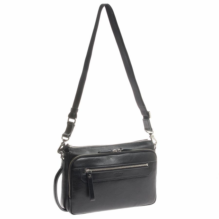 ultima TOKYO/ウルティマ トーキョー ケヴィン ショルダーバッグ ヨコ型 2WAY レザー 送料無料 77994 01:ブラック ショルダーバッグ(ヨコ)