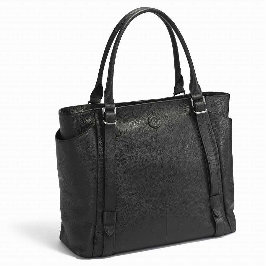 Orobianco/オロビアンコ フィオレ トートバッグ A4/13.3インチ 送料無料 93001 01:ブラック トートバッグ 19L