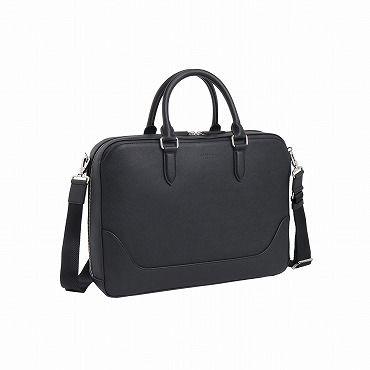 ≪ultima TOKYO／ウルティマ トーキョー≫ デルフィーノ 牛革シボ型押しブリーフケース 1気室 送料無料 11951