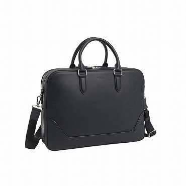 ≪ultima TOKYO／ウルティマ トーキョー≫ デルフィーノ 牛革シボ型押しブリーフケース 2気室 送料無料 11952