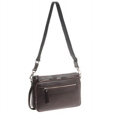 ultima TOKYO／ウルティマ トーキョー ケヴィン ショルダーバッグ ヨコ型 2WAY レザー 送料無料 77994