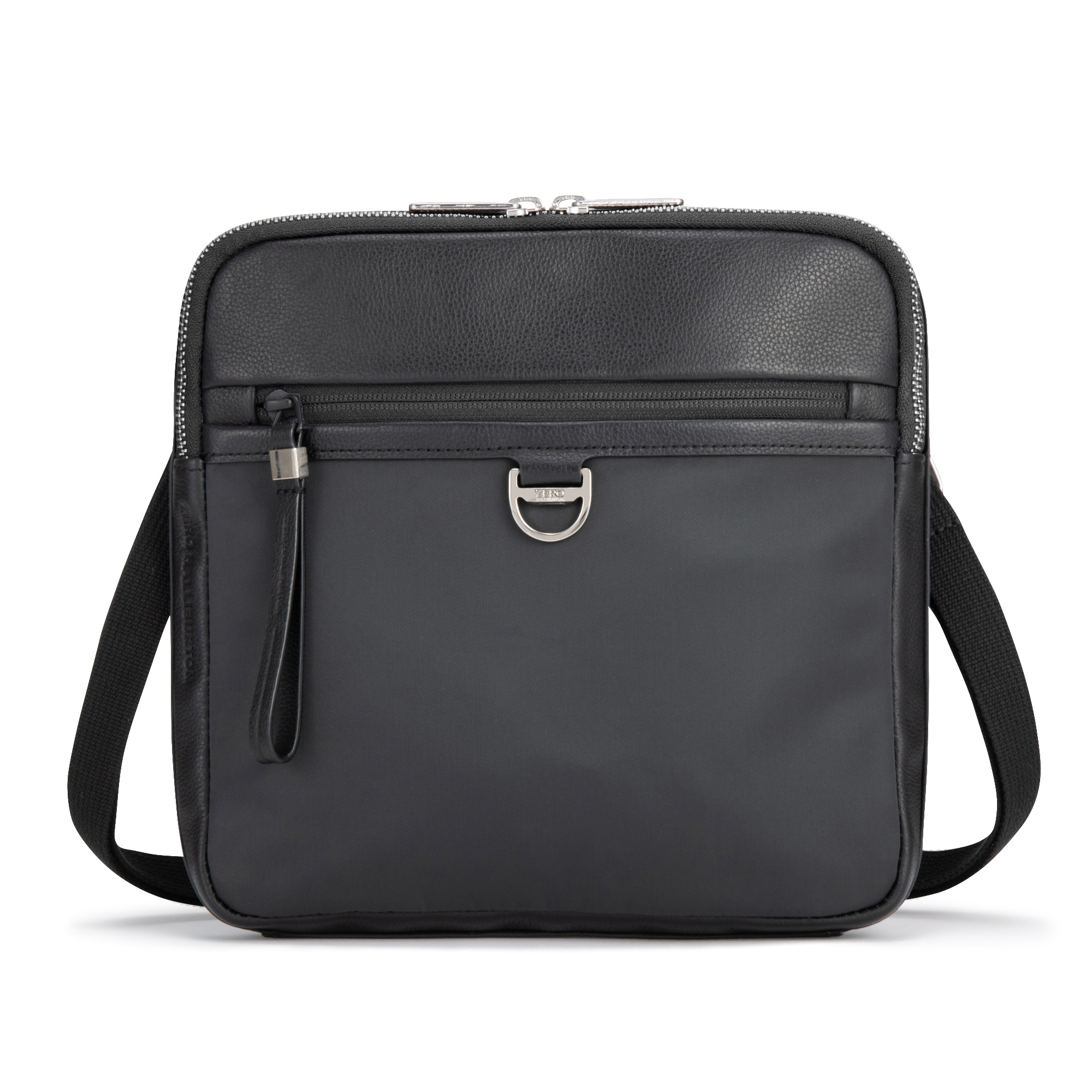 【ゼロハリバートン】UE Collection カジュアルバッグ ショルダーバッグ Round-Zip Slim Square Shoudler 81752 01:ブラック スクエアショルダー