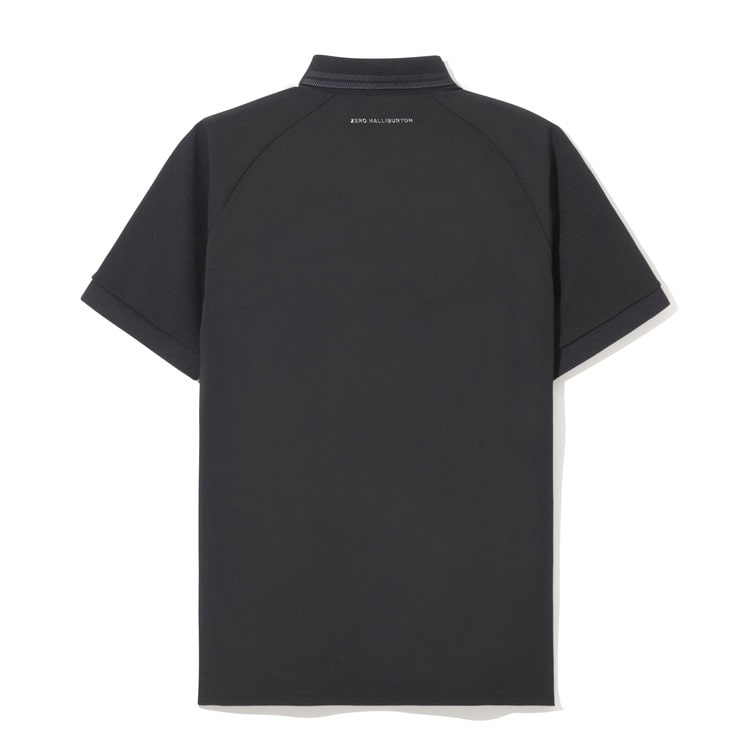 【ゼロハリバートン】ZHG-M5S4b | Double-Rib Golf Piqu Polo ゴルフウェア メンズ ポロシャツ ダブルリブ 82948 ホワイト L