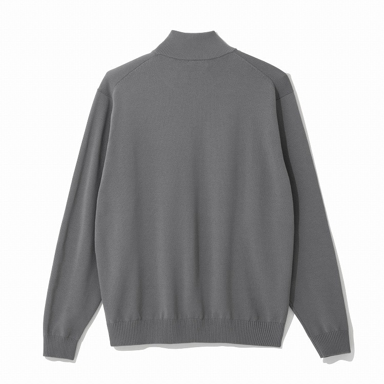【ゼロハリバートン】 ZHG-M5A4a | Half-Zip Knit ゴルフウェア ハーフジップニット 秋冬 メンズ 85113 Grey M