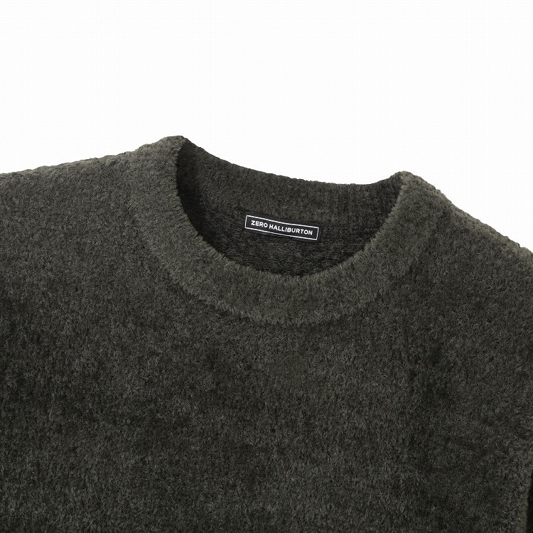 【ゼロハリバートン】 ZHG-M5A5 | Octa Crew-Neck Knit ゴルフウェア クルーネックニット 秋冬 メンズ 85119 Black M