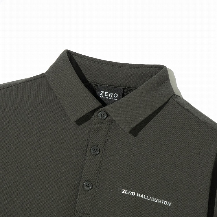 【ゼロハリバートン】 ZHG-W5A6a | Octa Long-Sleeve Polo ゴルフウェア 長袖ポロシャツ 秋冬 レディース 85143 White S