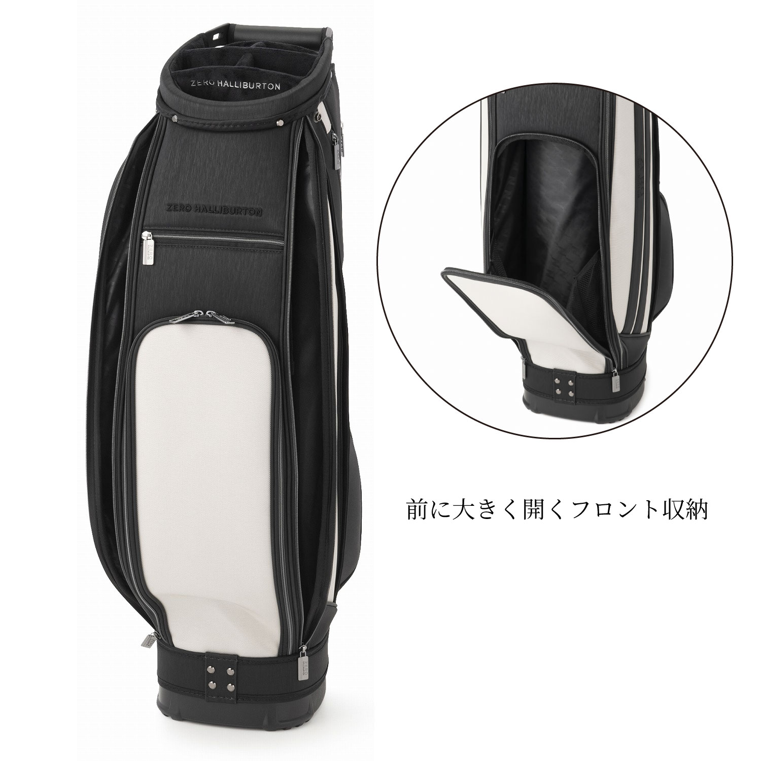【ゼロハリバートン】LX Series キャディバッグ カートタイプ Caddie Bag ZHG-CB26 LX 高級ライン 85291 01:ブラック カートタイプ