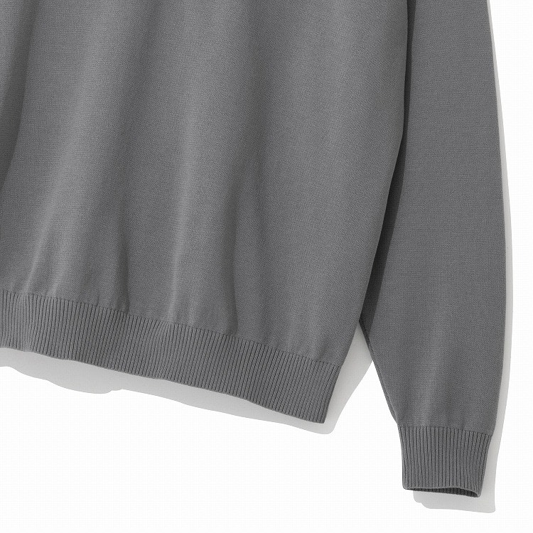 【ゼロハリバートン】 ZHG-M5A4a | Half-Zip Knit ゴルフウェア ハーフジップニット 秋冬 メンズ 85113 Grey M