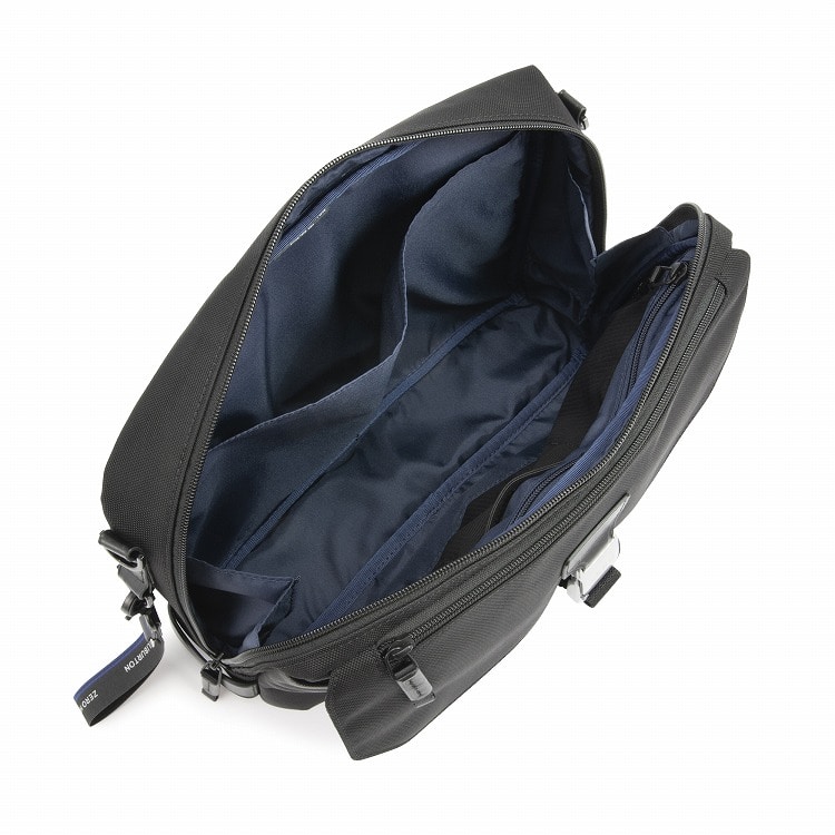 【ゼロハリバートン】ZERO ZLM/ショルダーバッグ ビジネスバッグ カジュアルバッグ Horizontal Shoulder Bag A4サイズ 送料無料 81513 03:ネイビー ショルダーバッグ(横型)