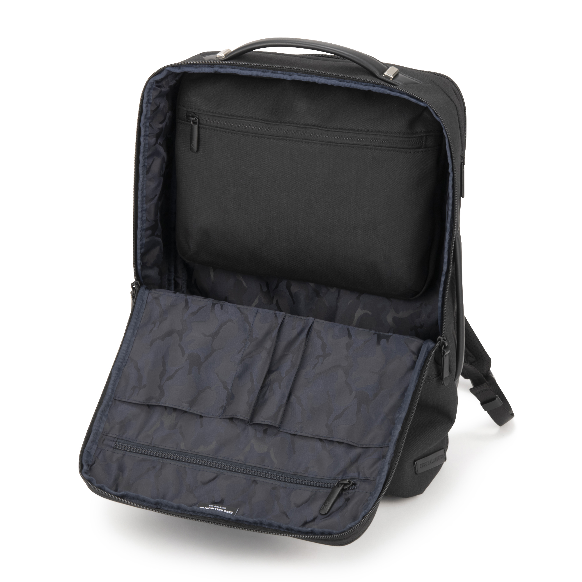 【ゼロハリバートン】Z PACK LTD DN ゼットパック バックパック デニム調 Limited Edition Expandable Denim Backpack B4/15.6" PC マチ拡張 81743 01:ブラック 15.6インチ(拡張)