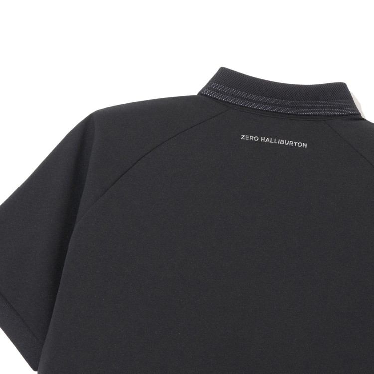 【ゼロハリバートン】ZHG-M5S4b | Double-Rib Golf Piqu Polo ゴルフウェア メンズ ポロシャツ ダブルリブ 82948 ホワイト L